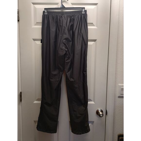 Vintage Asics Men's Size Large Black Gore-Tex Pull-On Athletic Nylon Track Pants - Picture 2 of 8